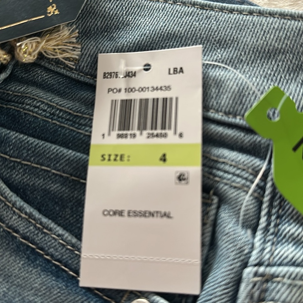 Democracy Light Blue Wide Leg Flare Jeans - Picture 5 of 5